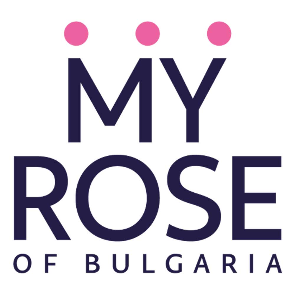 My Rose of Bulgaria logo – natural rose skincare inspired by Rosa Damascena