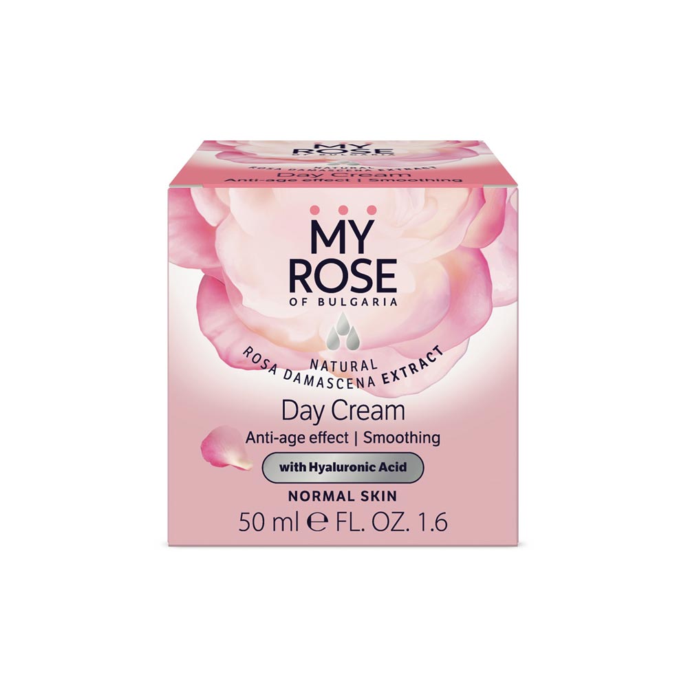 My Rose Day Cream 50 ml – Anti-aging face moisturizer with hyaluronic acid and Bulgarian rose extract