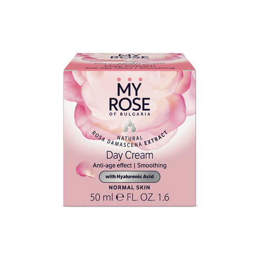 My Rose Day Cream 50 ml – Anti-aging face moisturizer with hyaluronic acid and Bulgarian rose extract