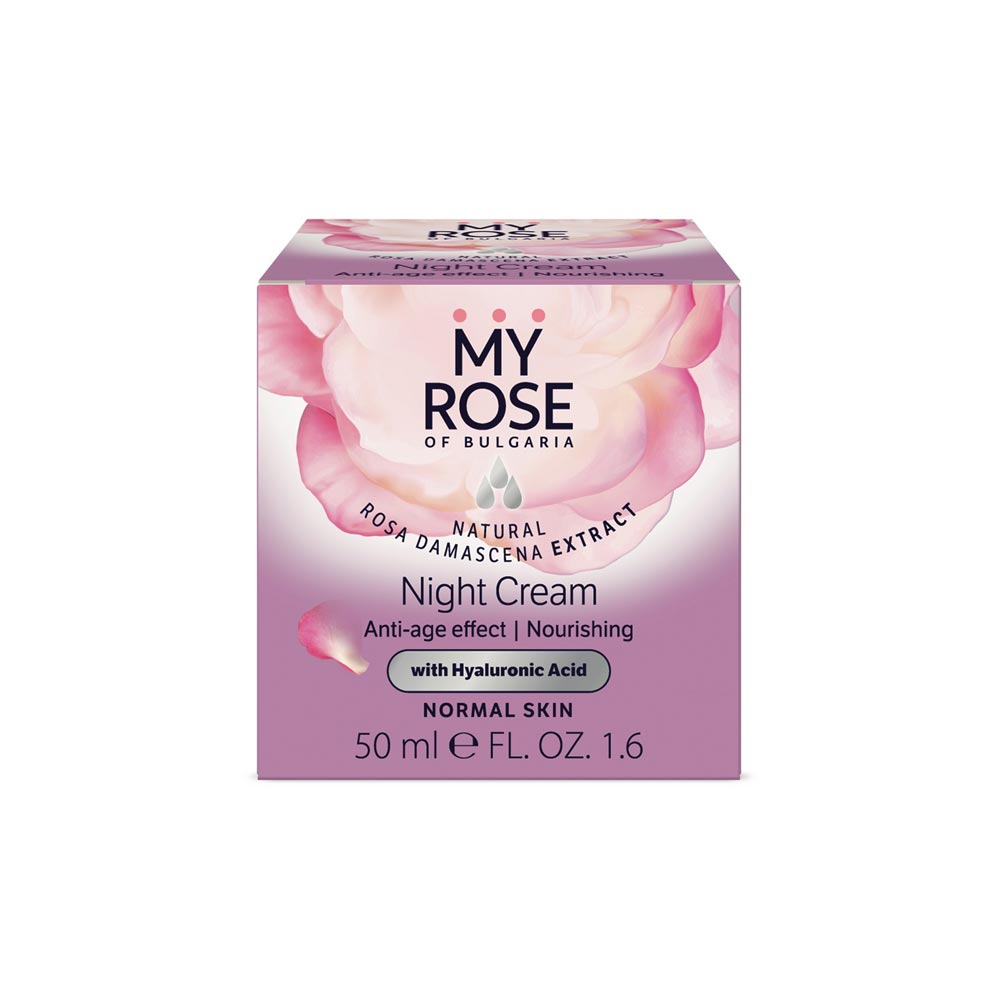 My Rose Night Cream 50 ml – Anti-aging moisturizer with rose extract & hyaluronic acid
