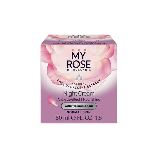 My Rose Night Cream 50 ml – Anti-aging moisturizer with rose extract & hyaluronic acid
